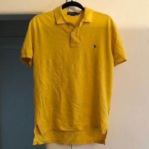 Yellow short sleeved polo